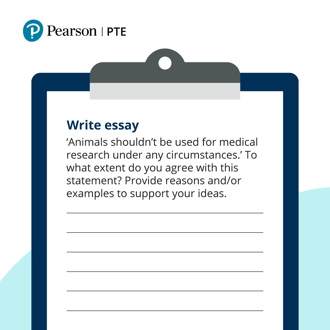 essay format for pte exam