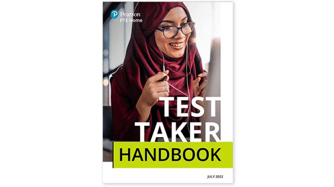 Pte Test Taker Handbooks Pearson Pte